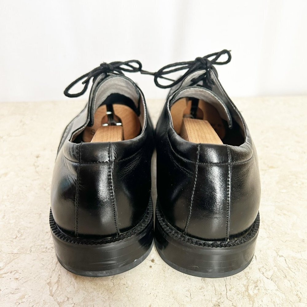 Florsheim Imperial Mens Dress Shoes 11 M Black Leather Square Toe Bio Comfort - Picture 5 of 8